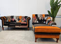 Chesterfield Jan Frantzen Set - Uniek Design - Gereinigd