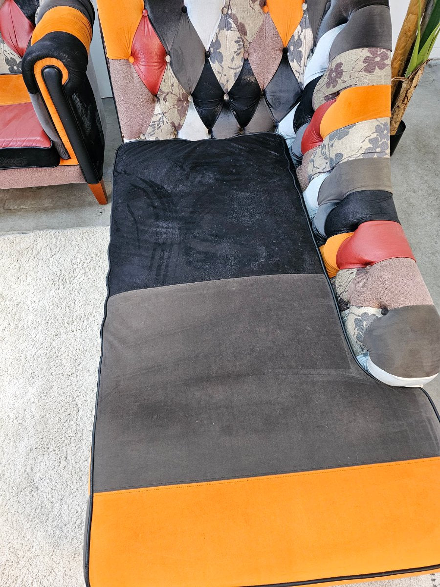 Chesterfield Jan Frantzen Set - Uniek Design - Gereinigd