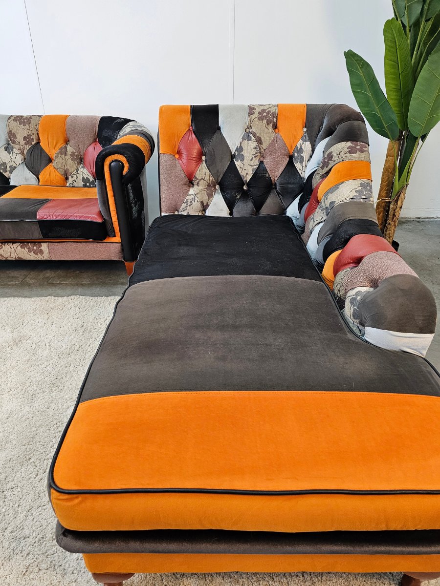 Chesterfield Jan Frantzen Set - Uniek Design - Gereinigd