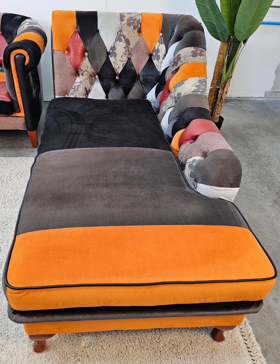 Chesterfield Jan Frantzen Set - Uniek Design - Gereinigd