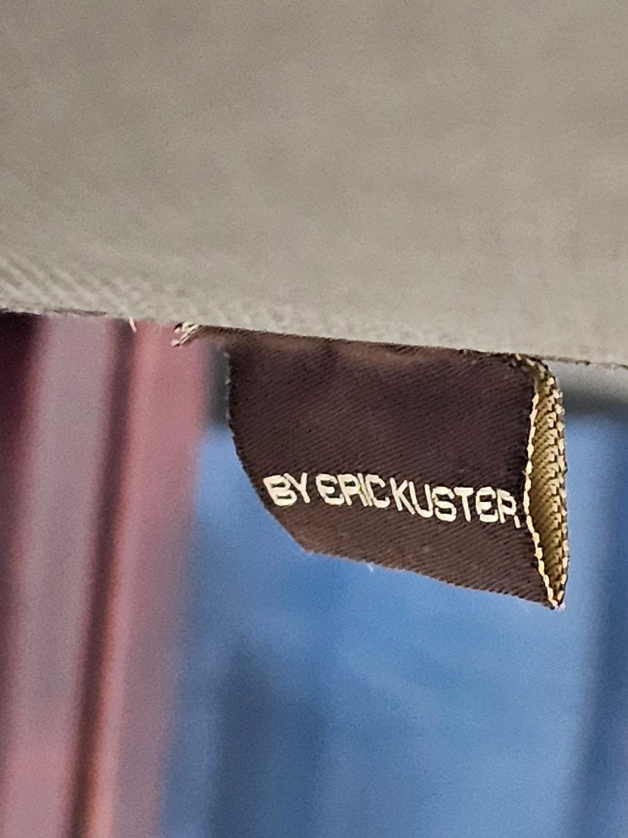 Eric Kuster "Binc" Set 5 Barkrukken Stof Grijs/Bruin