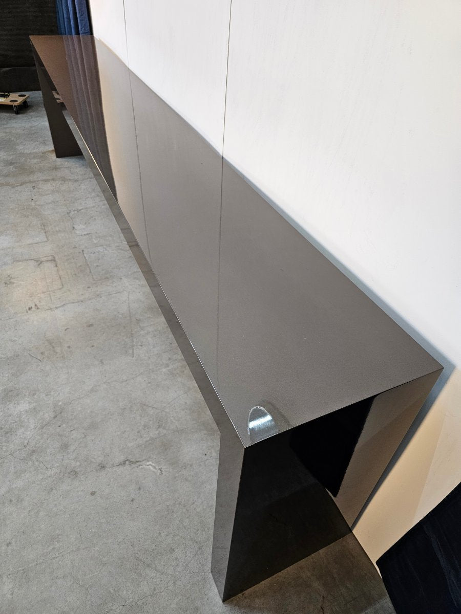 Eric Kuster Sidetable Hoogglans Taupe Origineel