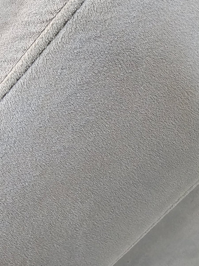 Hoekbank Zilver Velvet | Ruim en Elegant - Gereinigd