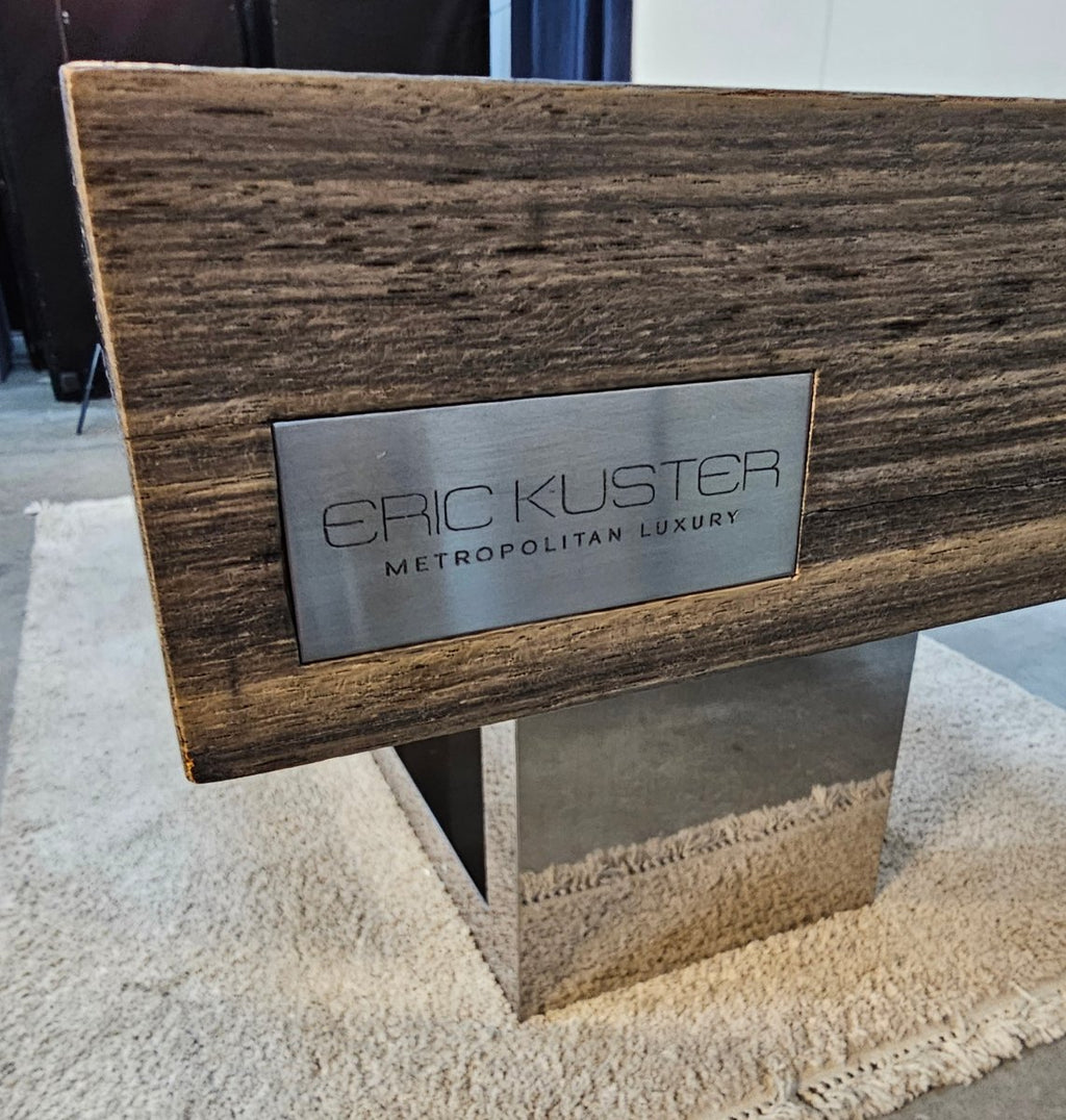 Royale Eettafel Eric Kuster Donkerbruin + Gratis Stoelen