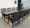Royale Eettafel Eric Kuster Donkerbruin + Gratis Stoelen