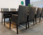 Royale Eettafel Eric Kuster Donkerbruin + Gratis Stoelen