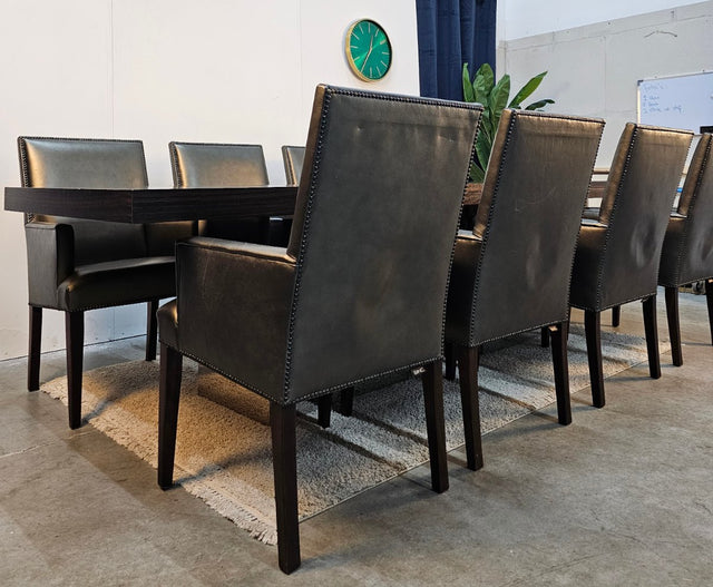 Royale Eettafel Eric Kuster Donkerbruin + Gratis Stoelen