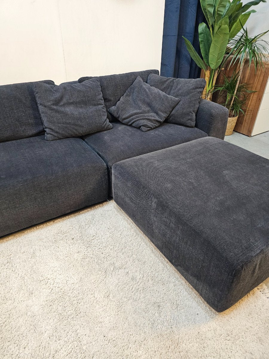 Modulaire Hoekbank Passe Partout Antraciet - Gereinigd