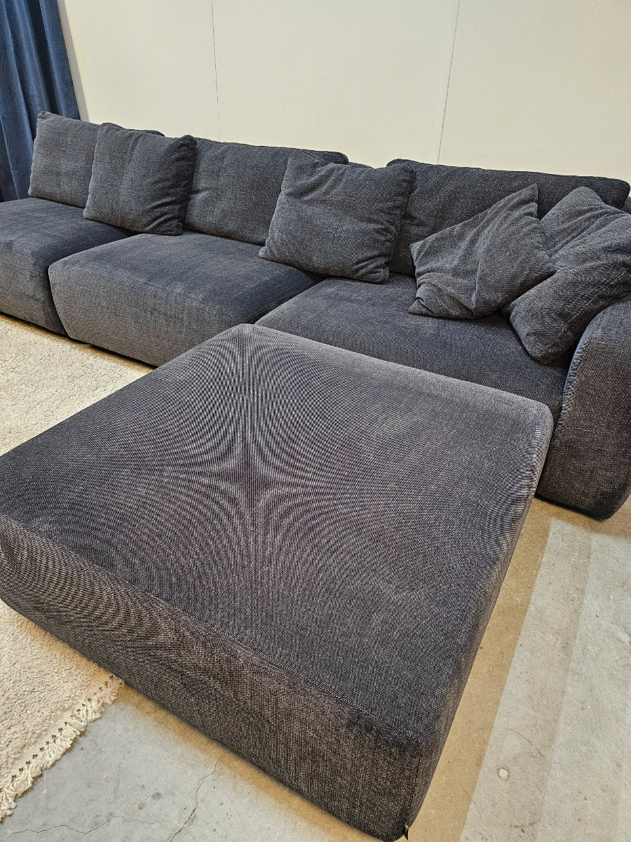 Modulaire Hoekbank Passe Partout Antraciet - Gereinigd
