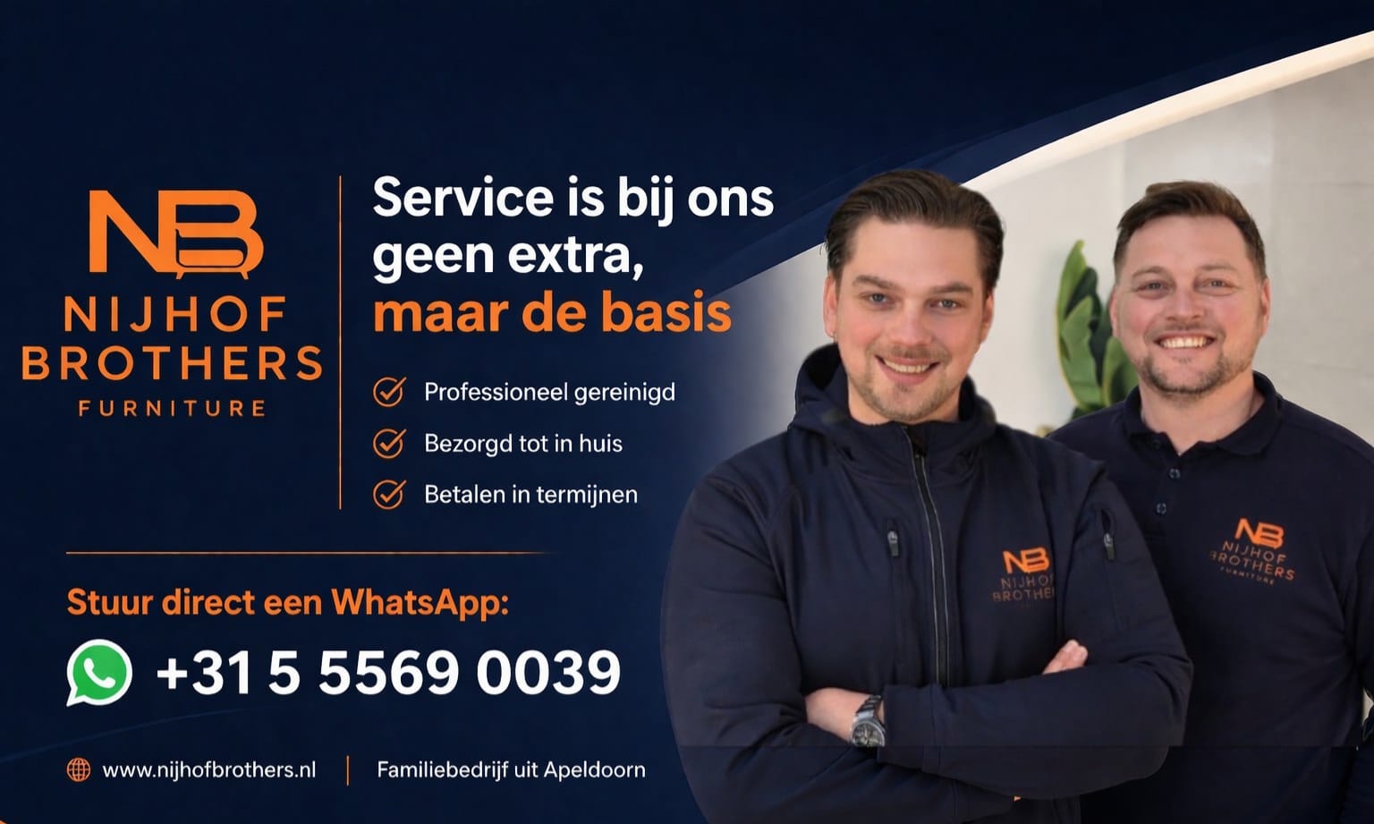Hoekbank stof Antraciet - Professioneel Gereinigd